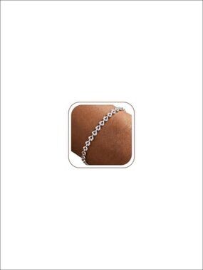 S925 Sterling Silver 4mm Heart Chain Bracelet Women